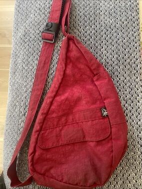 Ameribag Healthy Back Red Sling Crossbody Bag